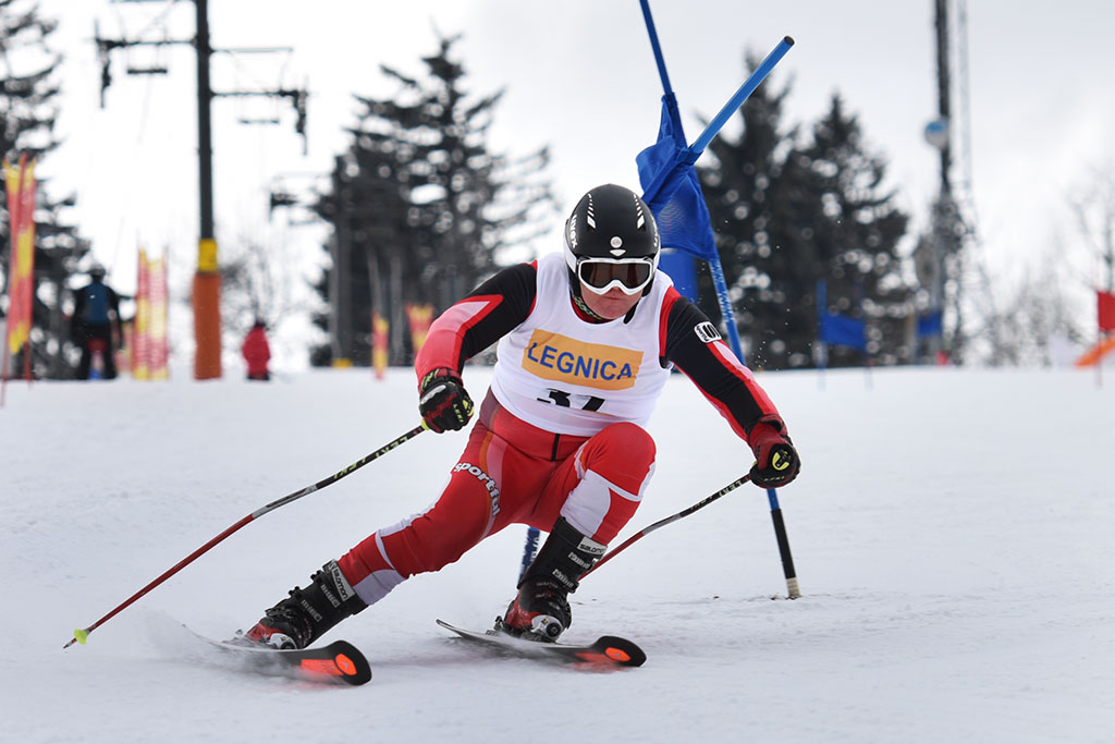 Legnicki slalom gigant na Łysej Górze w Dziwiszowie