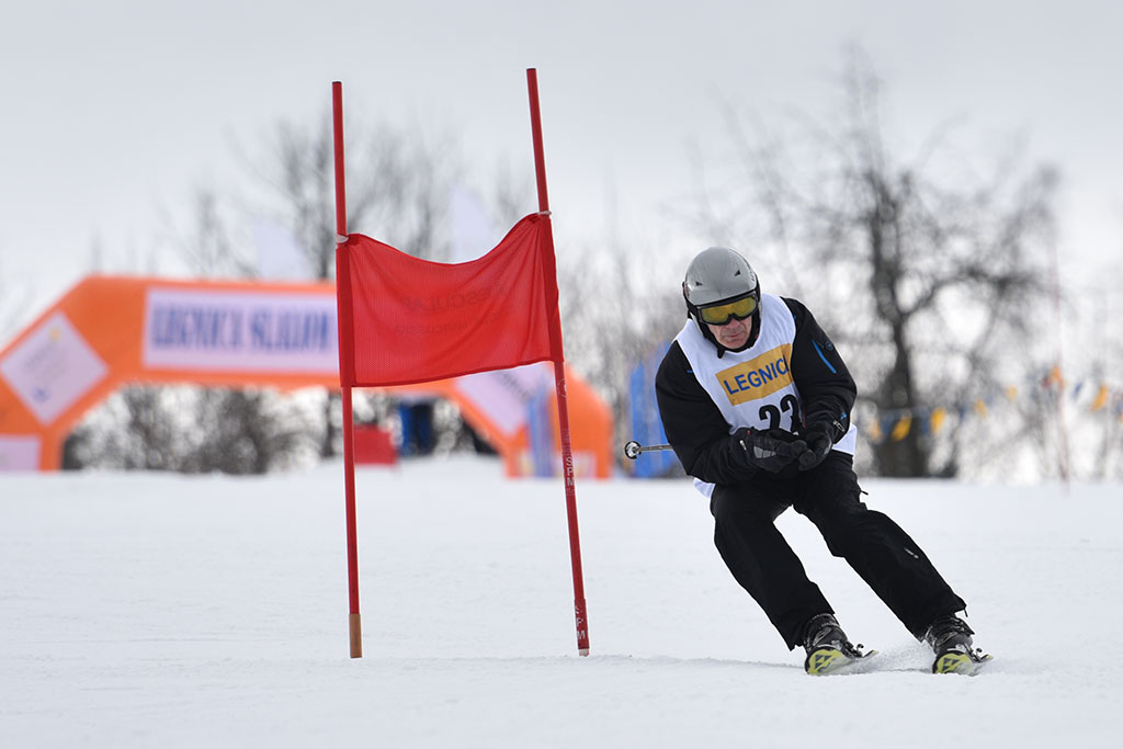 Legnicki slalom gigant na Łysej Górze w Dziwiszowie