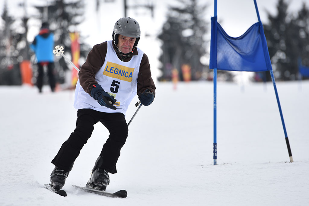 Legnicki slalom gigant na Łysej Górze w Dziwiszowie