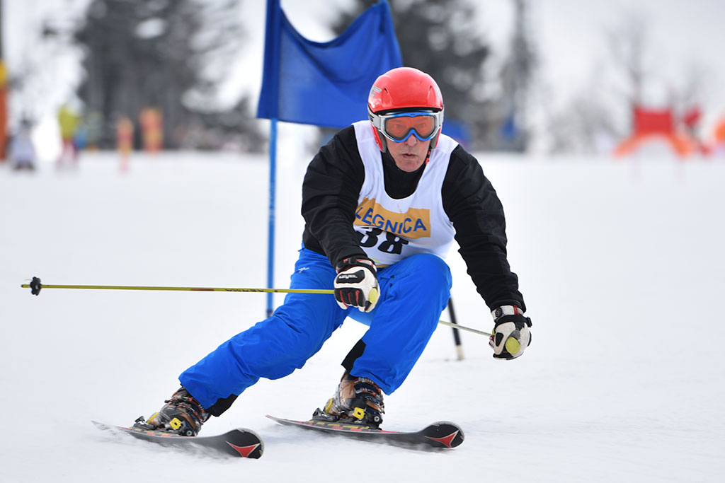 Legnicki slalom gigant na Łysej Górze w Dziwiszowie