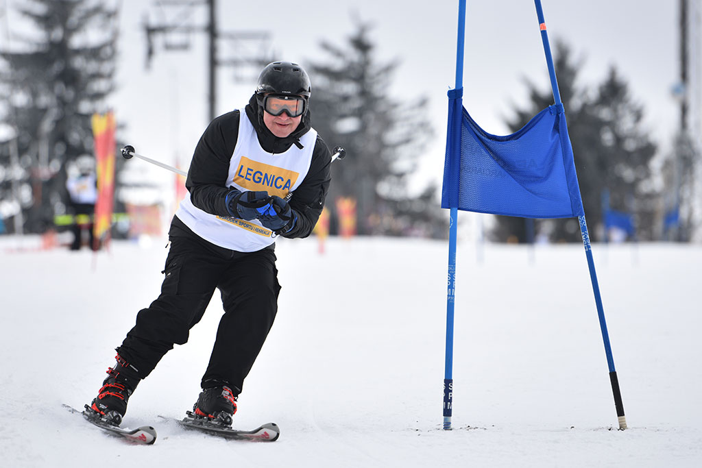 Legnicki slalom gigant na Łysej Górze w Dziwiszowie
