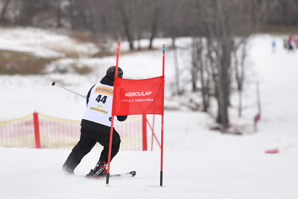 Legnicki slalom gigant na Łysej Górze w Dziwiszowie