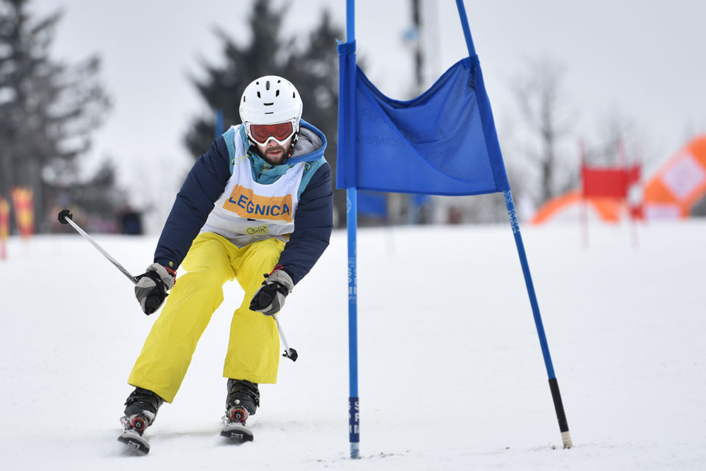 Legnicki slalom gigant na Łysej Górze w Dziwiszowie