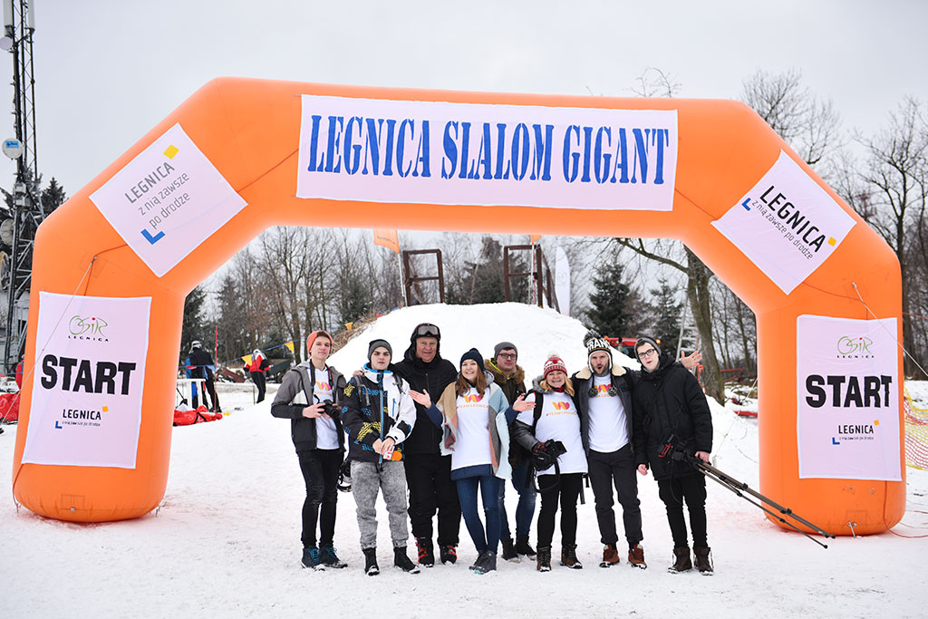 Legnicki slalom gigant na Łysej Górze w Dziwiszowie