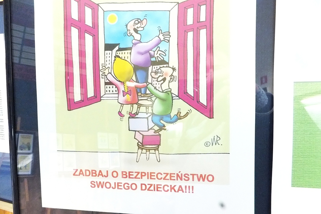 Rysunki edukacyjne Roberta Wierzbickiego w legnickim „ekonomie”