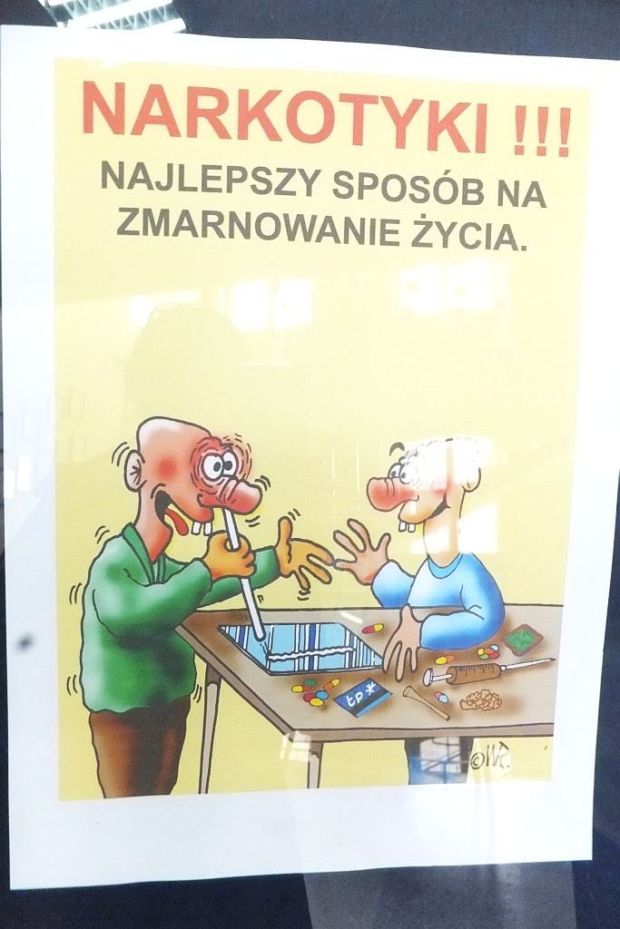 Rysunki edukacyjne Roberta Wierzbickiego w legnickim „ekonomie”