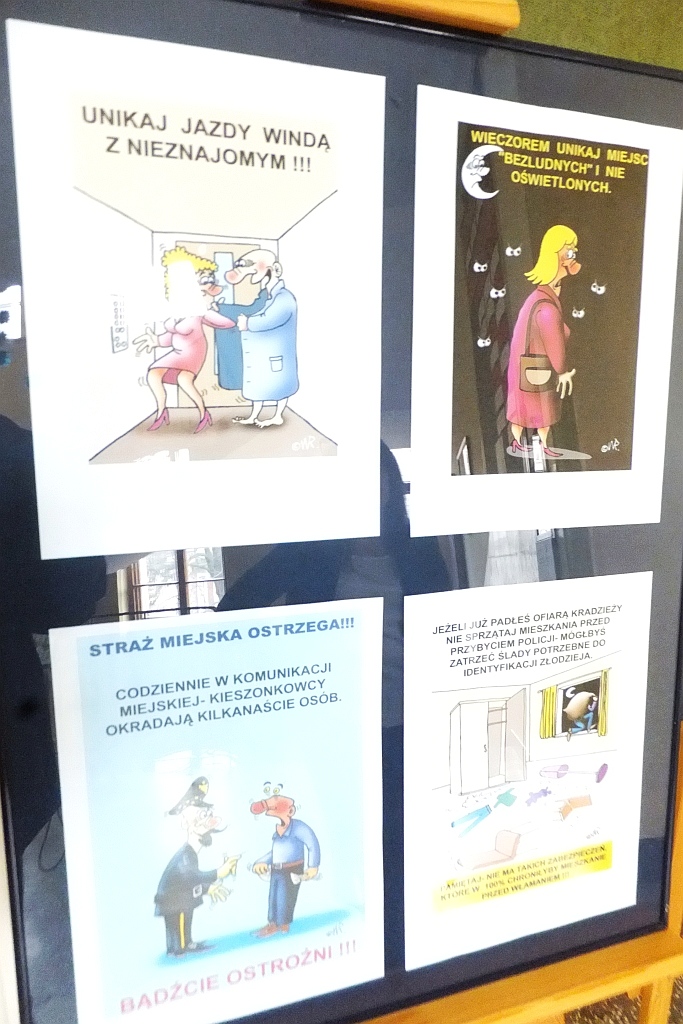 Rysunki edukacyjne Roberta Wierzbickiego w legnickim „ekonomie”