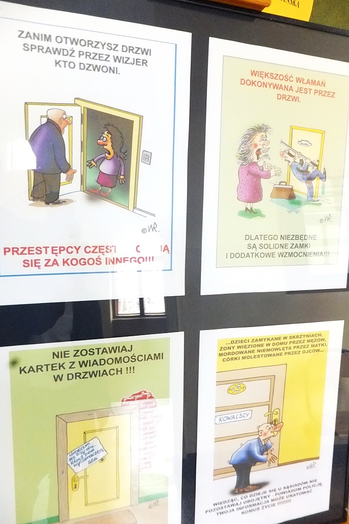 Rysunki edukacyjne Roberta Wierzbickiego w legnickim „ekonomie”