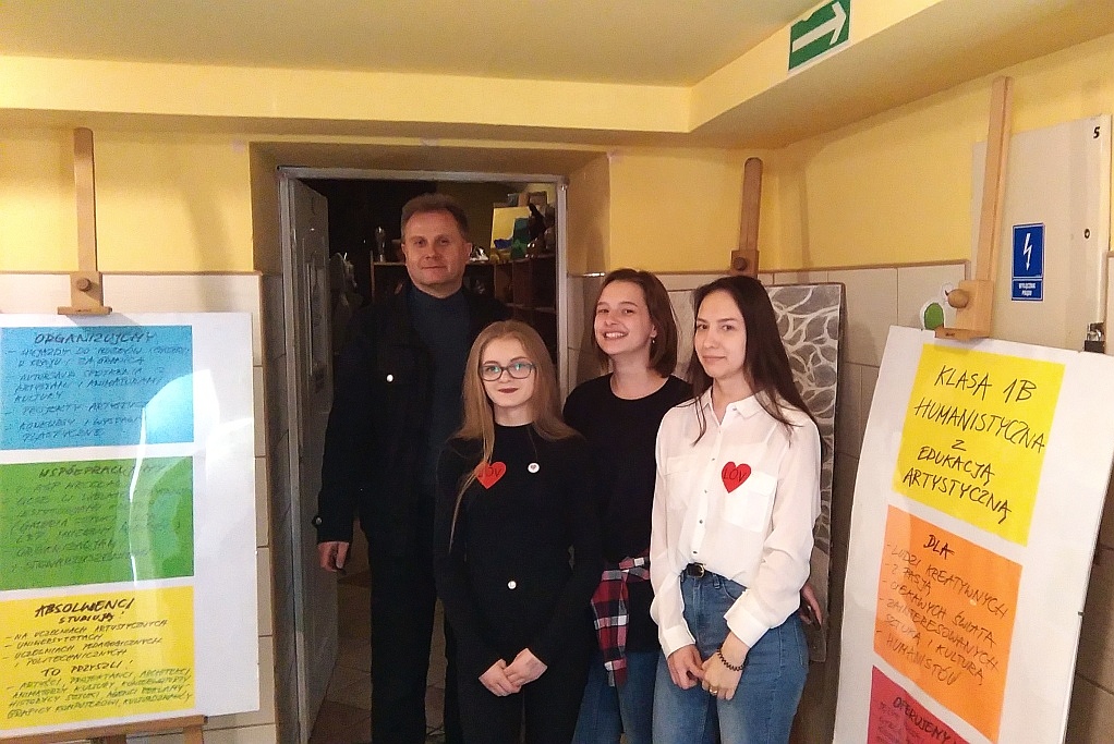 V Liceum Ogólnokształcące gościło u siebie gimnazjalistów