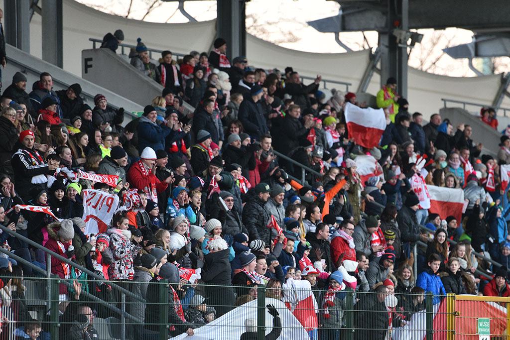 Polska na remis z Gruzją w meczu na Stadionie im. Orła Białego