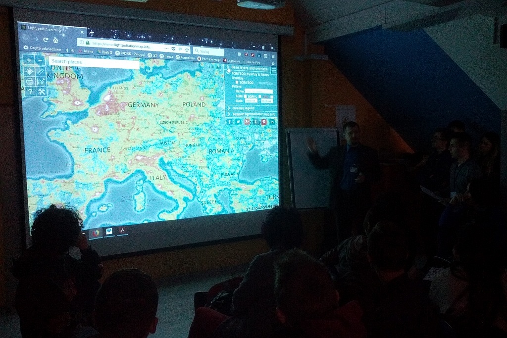 „Europejscy Obrońcy Ciemnego Nieba” byli gośćmi uczniów VI LO
