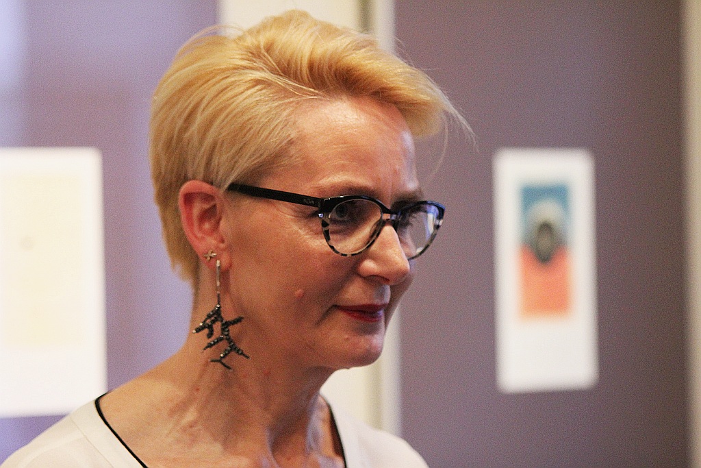 Wernisaż wystawy prac Justyny Jędrysek w Galerii Satyrykon