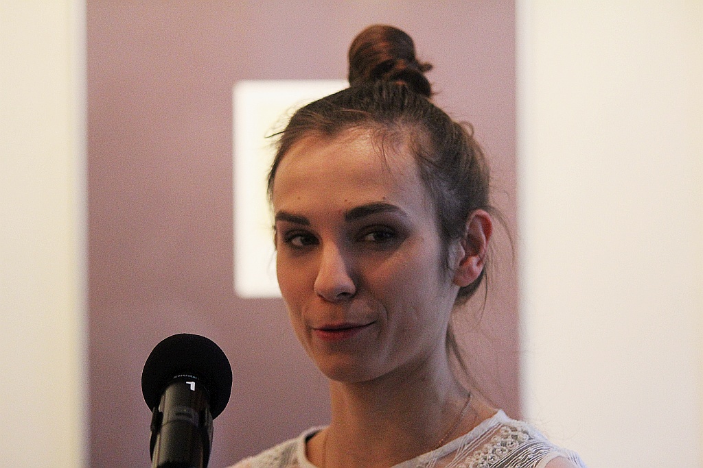 Wernisaż wystawy prac Justyny Jędrysek w Galerii Satyrykon