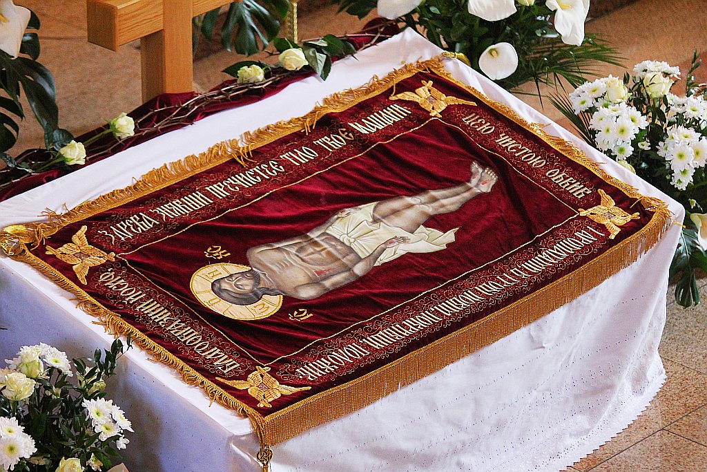 Poświęcenie pokarmów w cerkwi greckokatolickiej w Legnicy
