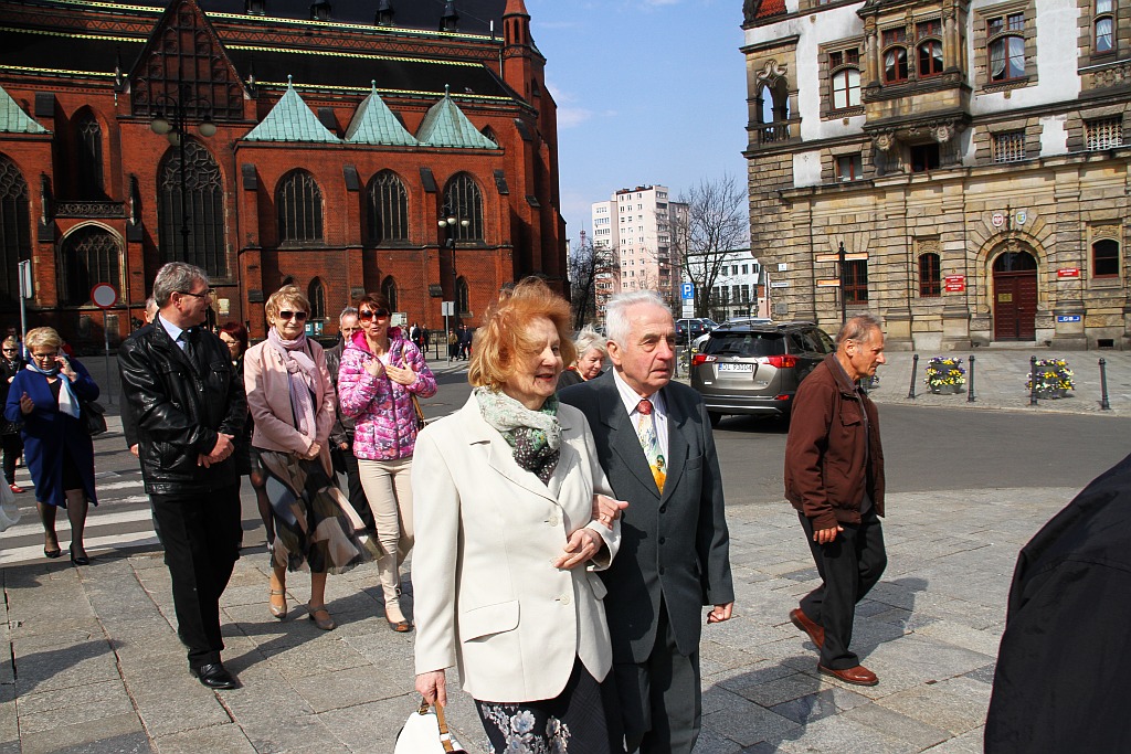 Manifestacja w sprawie budowy pomnika Henryka Pobożnego