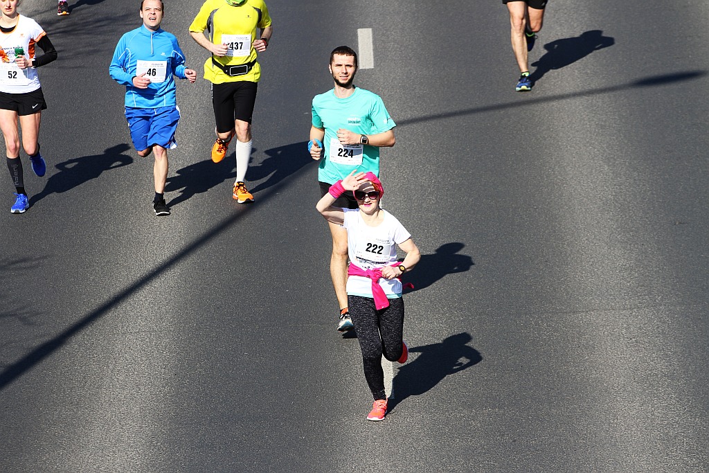 Półmaraton Bitwy pod Legnicą - zdjęcia z 11, 17, 19 km biegu cz2