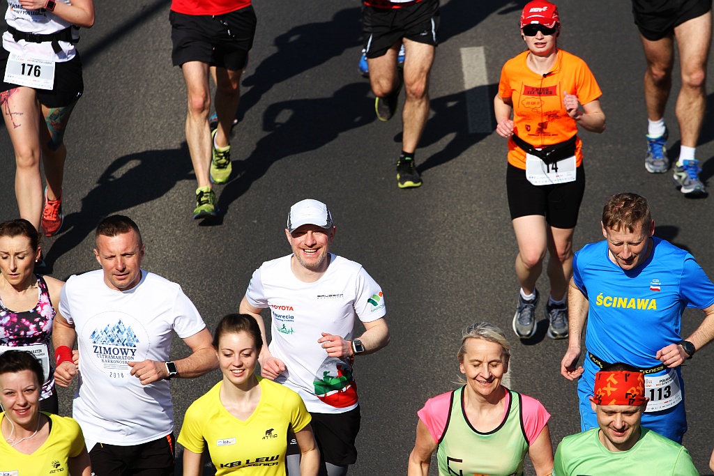 Półmaraton Bitwy pod Legnicą - zdjęcia z 11, 17, 19 km biegu cz2