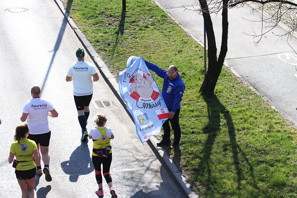 Półmaraton Bitwy pod Legnicą - zdjęcia z 11, 17, 19 km biegu cz2