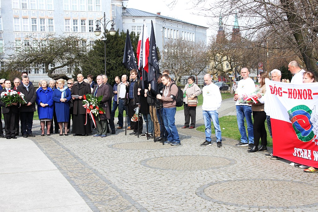 Manifestacja w sprawie budowy pomnika Henryka Pobożnego