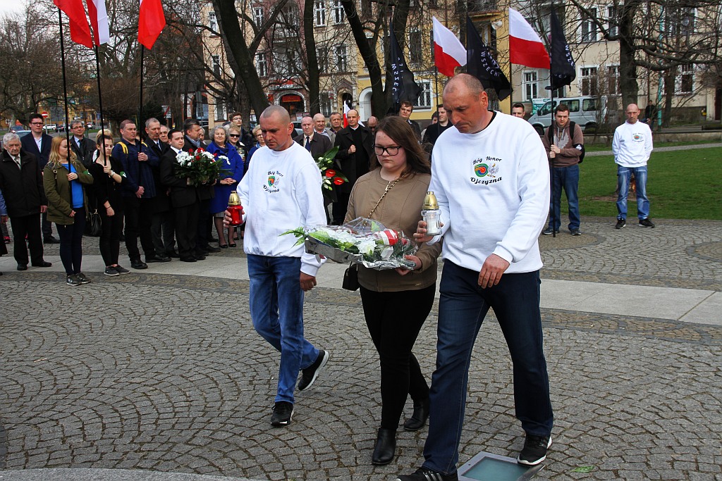 Manifestacja w sprawie budowy pomnika Henryka Pobożnego