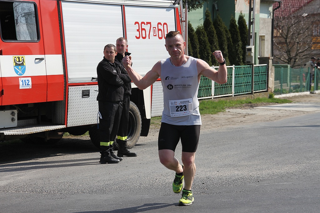 Półmaraton Bitwy pod Legnicą - zdjęcia z 11, 17, 19 km biegu cz2