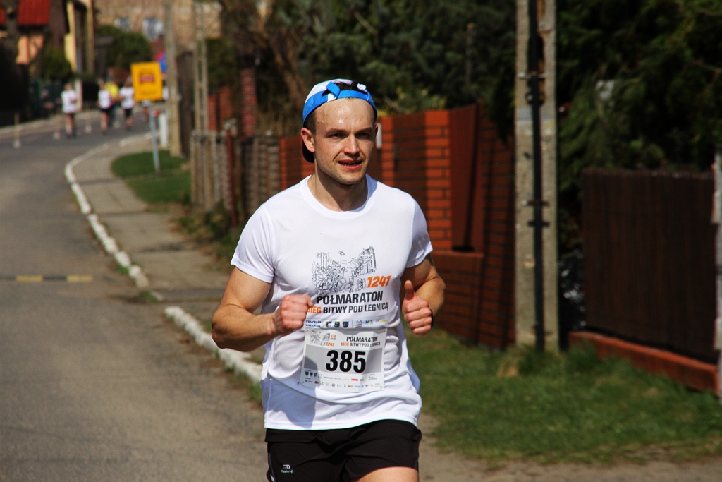 Półmaraton Bitwy pod Legnicą - zdjęcia z 11, 17, 19 km biegu cz2
