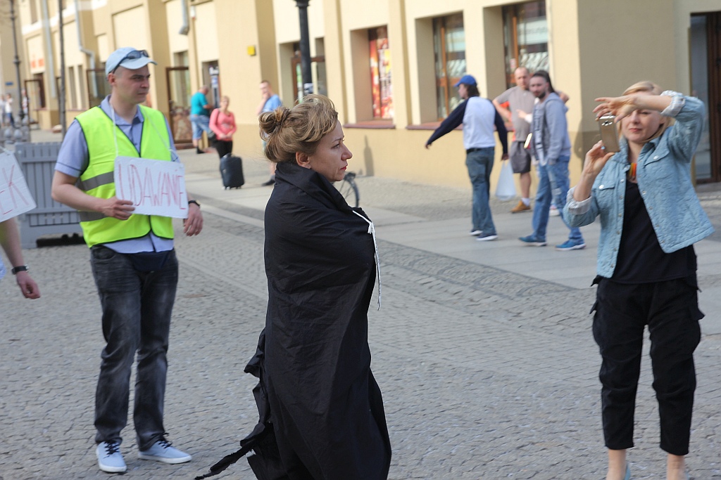 Happening pokazujący, że depresja jest chorobą