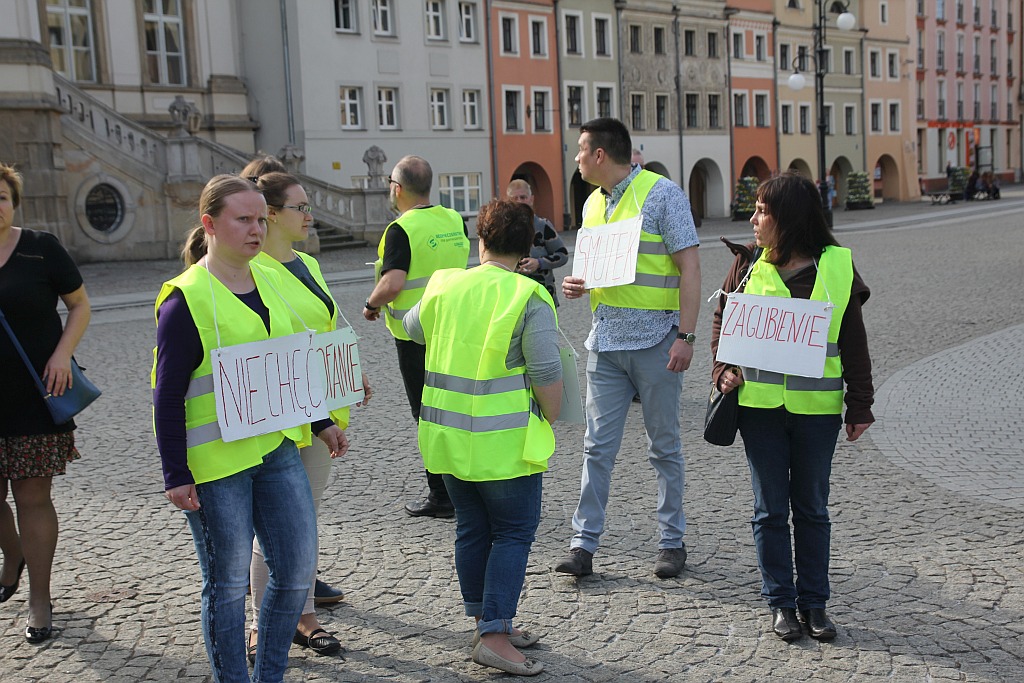 Happening pokazujący, że depresja jest chorobą