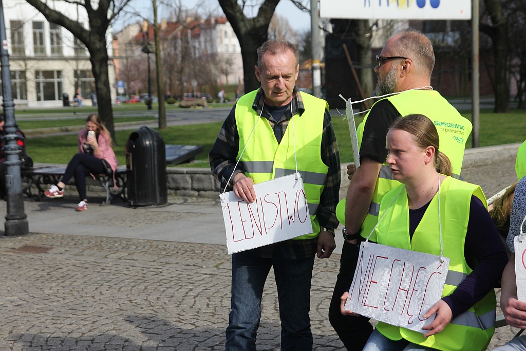 Happening pokazujący, że depresja jest chorobą