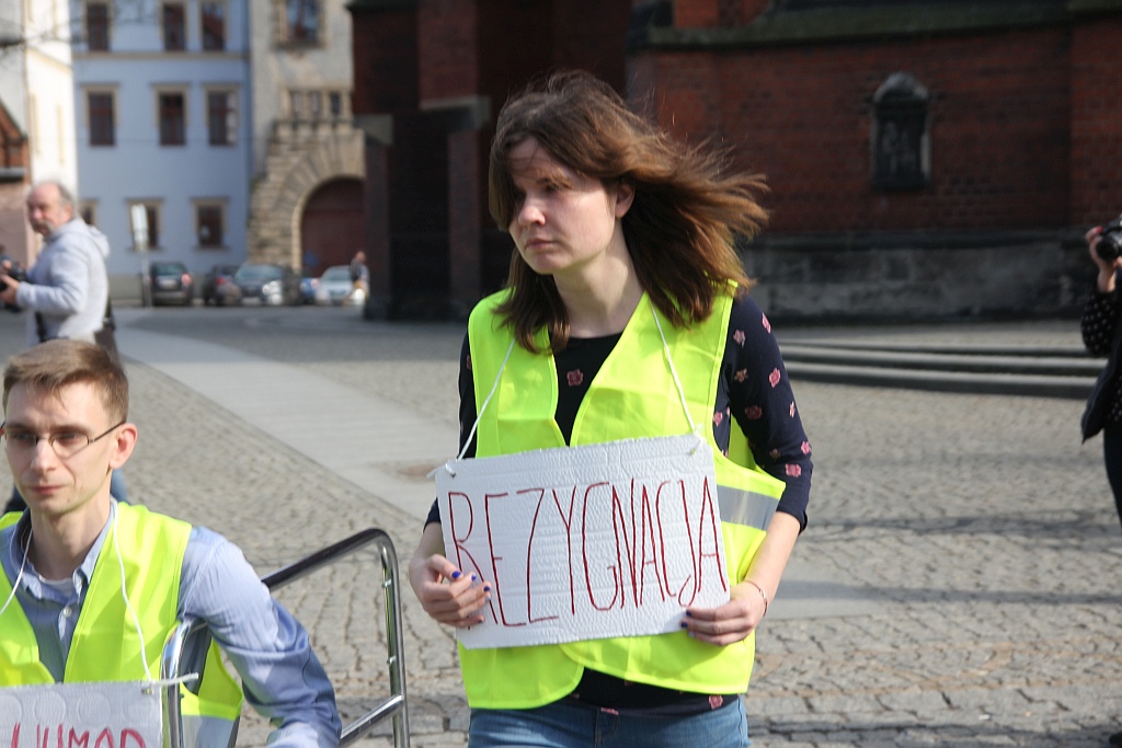 Happening pokazujący, że depresja jest chorobą