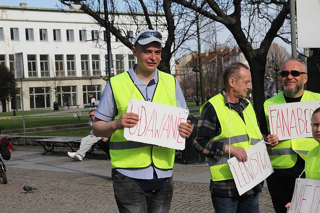 Happening pokazujący, że depresja jest chorobą