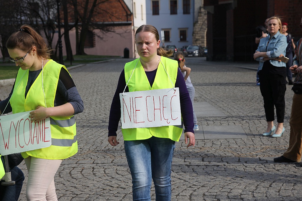 Happening pokazujący, że depresja jest chorobą