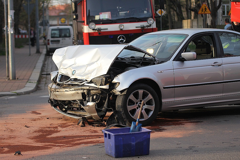 Kolizja na skrzyżowaniu Lotniczej i Szewczenki        

