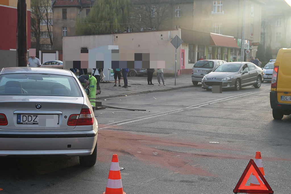 Kolizja na skrzyżowaniu Lotniczej i Szewczenki        
