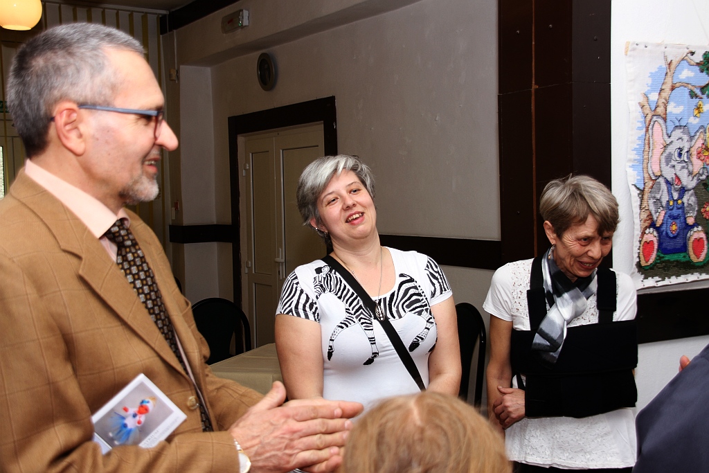 Wernisaż wystawy prac Grażyny i Gabrieli Markiewicz