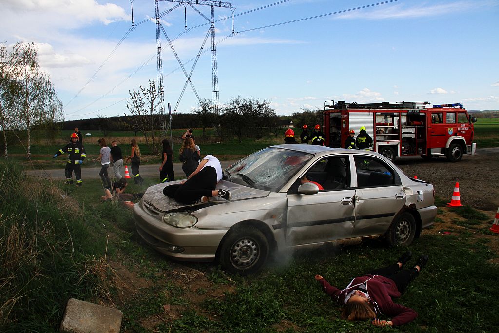 Strażacy udzielali pomocy czternastu poszkodowanym osobom