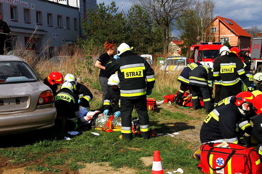 Strażacy udzielali pomocy czternastu poszkodowanym osobom