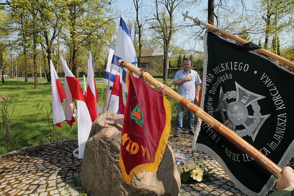 Legnica pamiętała o 75. rocznicy powstania w getcie warszawskim