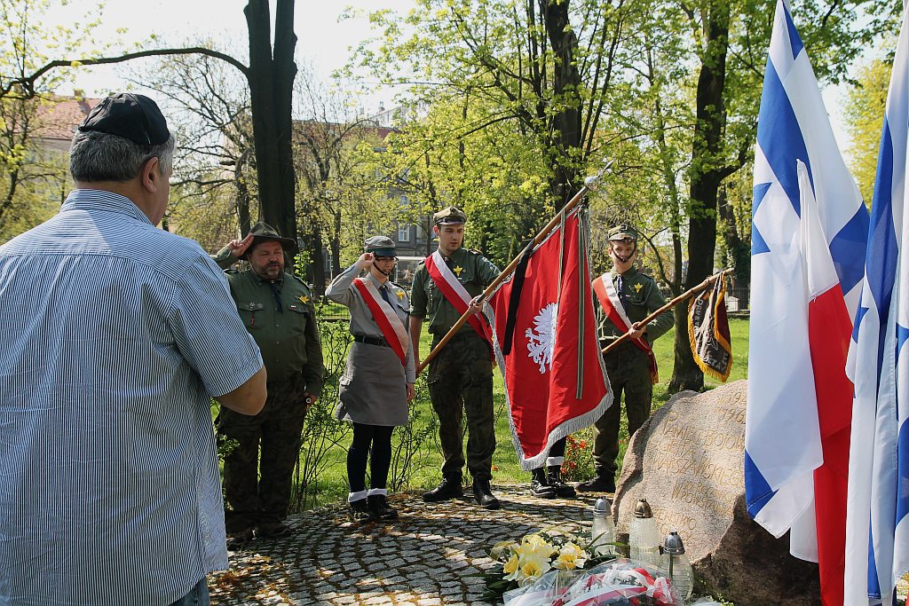 Legnica pamiętała o 75. rocznicy powstania w getcie warszawskim