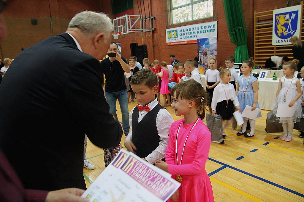 IX Ogólnopolski Turniej Tańca Towarzyskiego. Rozdanie nagród
