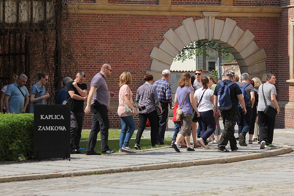 Trąby oznajmiły, że Zamek Piastowski czeka na zwiedzających