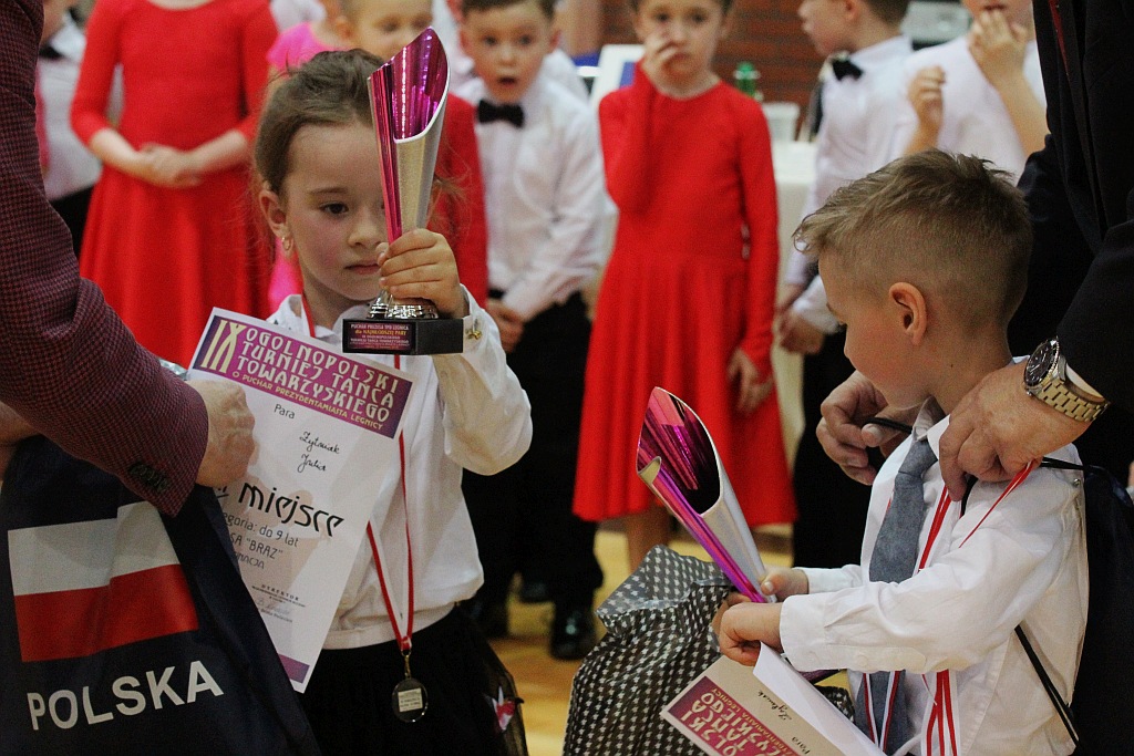 IX Ogólnopolski Turniej Tańca Towarzyskiego. Rozdanie nagród

