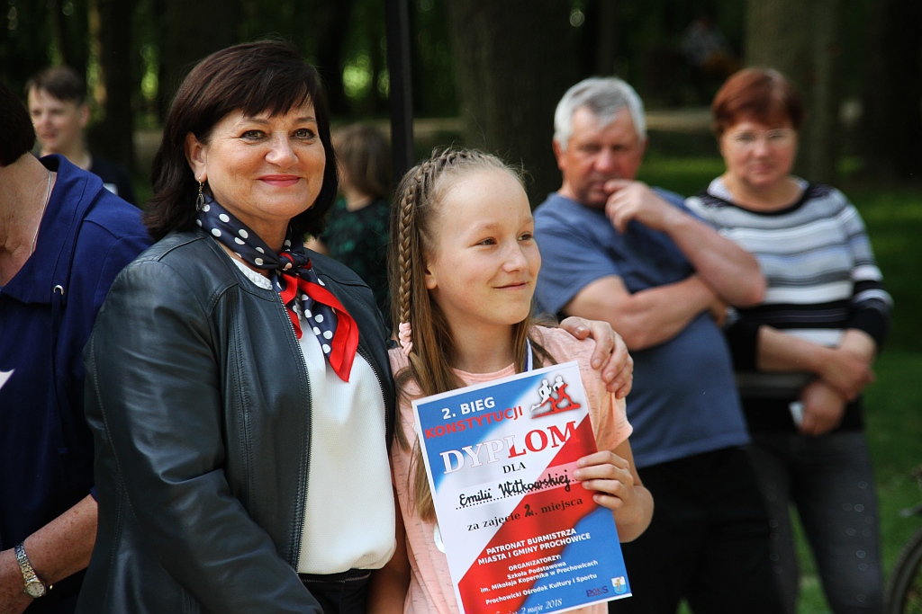 Kilkadziesiąt osób wzięło udział w Biegu Konstytucji 3 Maja
