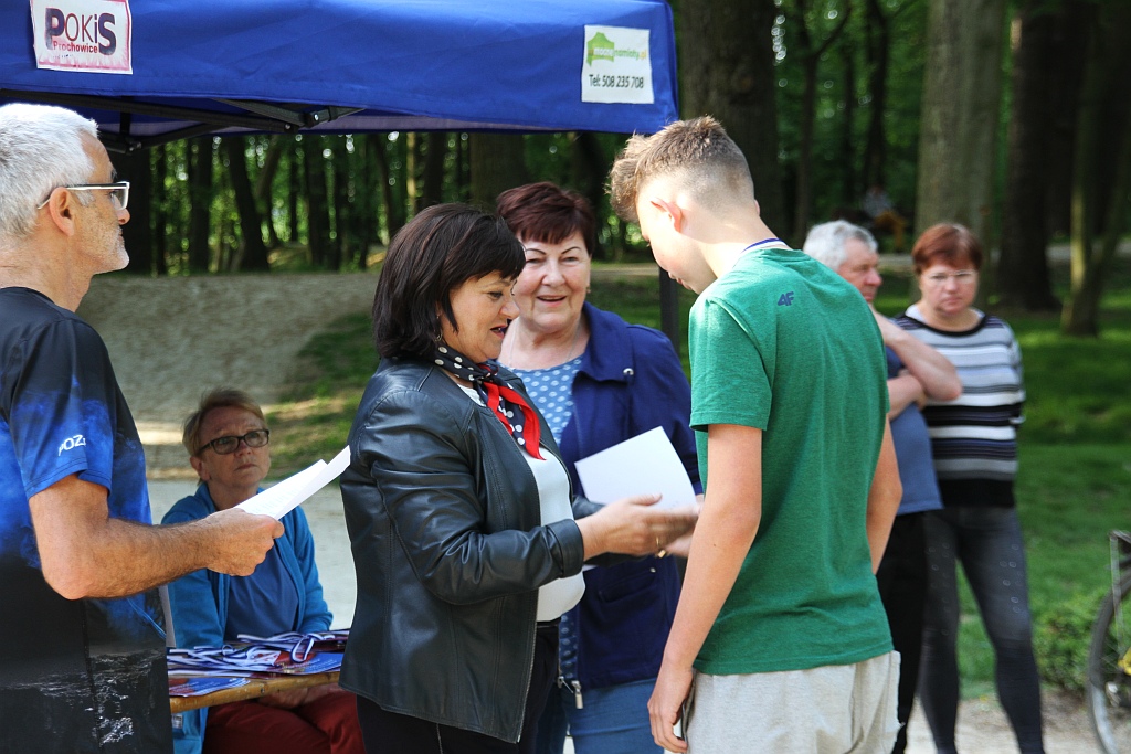 Kilkadziesiąt osób wzięło udział w Biegu Konstytucji 3 Maja
