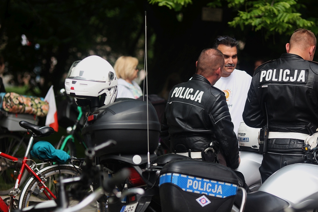 Ponad 150 rowerzystów wyjechało na rajd z Legnicy do Bieniowic