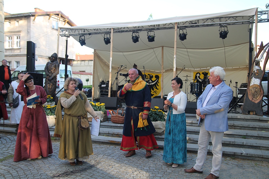 Pokazy w trakcie pikniku historycznego w Legnickim Polu