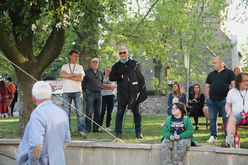 Pokazy w trakcie pikniku historycznego w Legnickim Polu