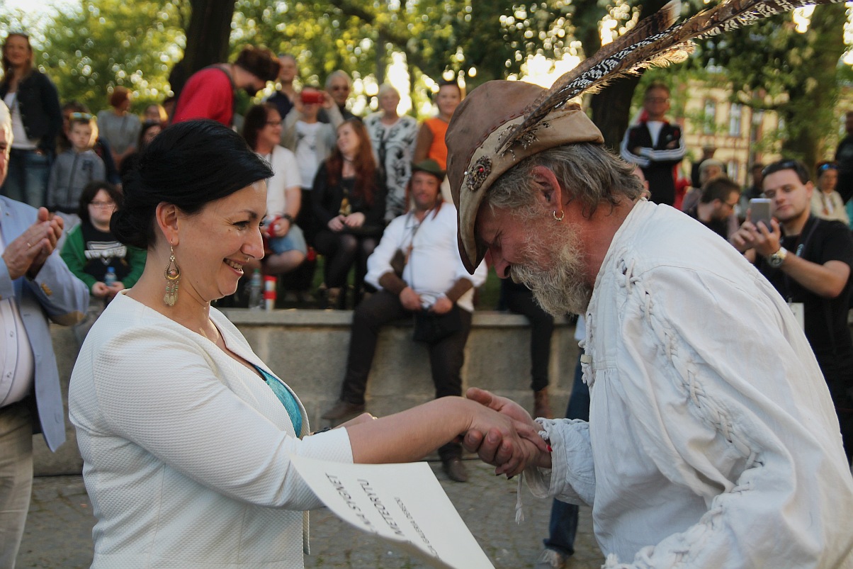Pokazy w trakcie pikniku historycznego w Legnickim Polu