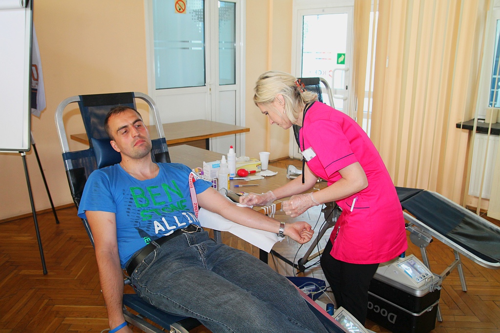 II hutnicza zbiórka krwi dla Miedziowego Centrum Zdrowia cz2
