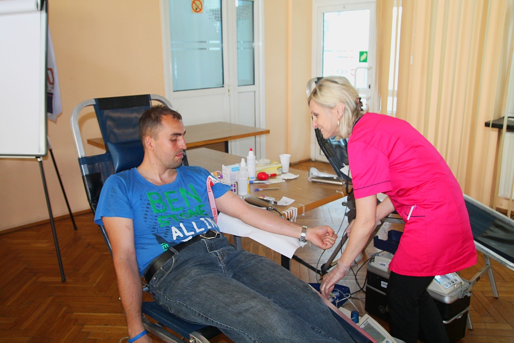 II hutnicza zbiórka krwi dla Miedziowego Centrum Zdrowia cz2
